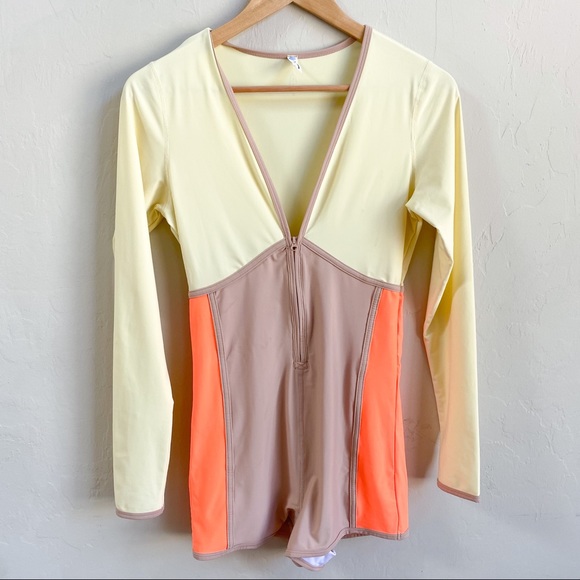 NEW Free People Take A Plunge Athletic Bodysuit - Picture 6 of 11